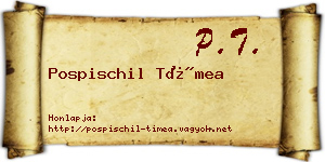 Pospischil Tímea névjegykártya